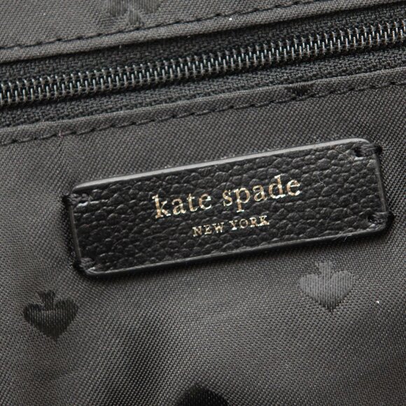 Kate Spade Weekender Tote Bag Nylon Crossbody Travel Bag Black - Picture 3 of 11